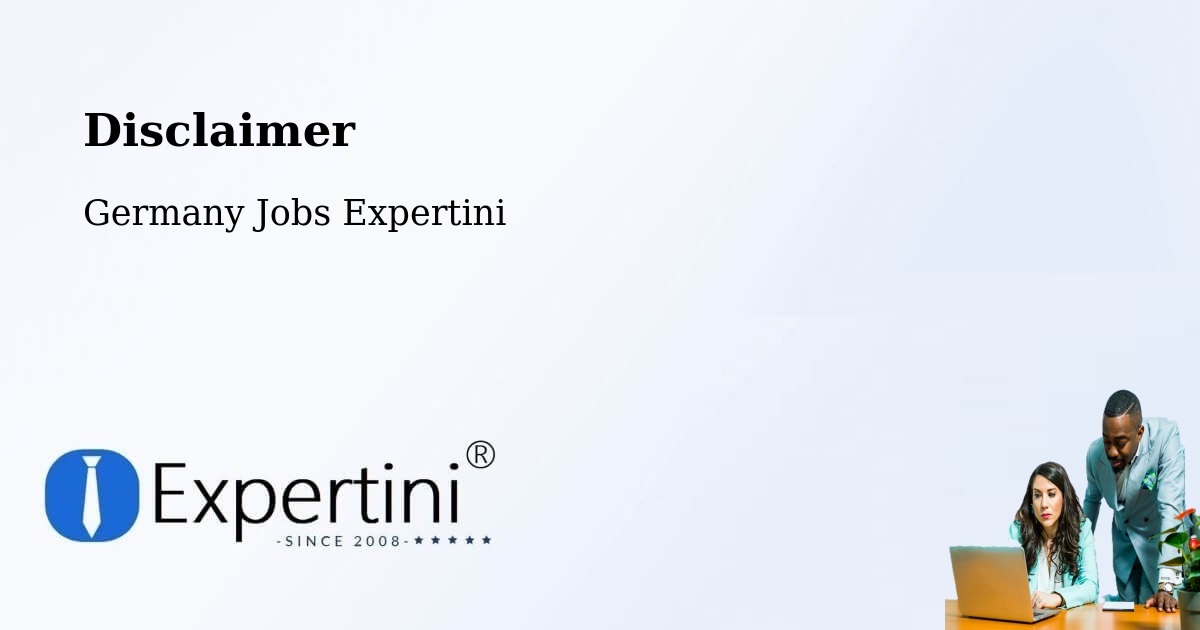 Disclaimer – Leonberg - Germany Jobs Expertini